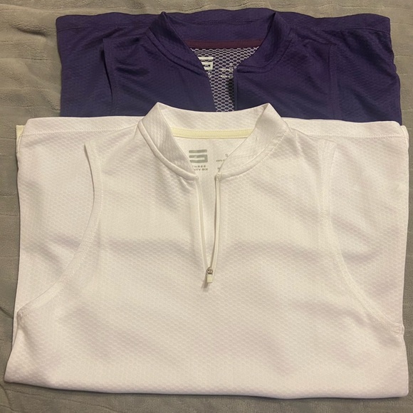 EUC Bundle of 2 Three Sixty Six Women’s Golf Tennis sleeveless Polo S - Picture 2 of 8